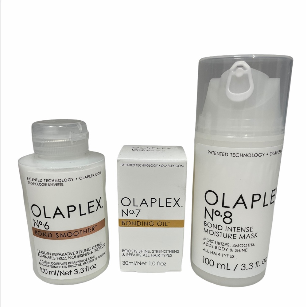 Olaplex N°6 Bond Smoother N°7 Oil N°8 Mask- Set